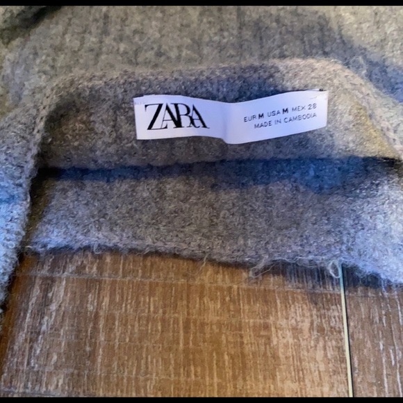 ZARA grey knit sweater - Picture 7 of 7